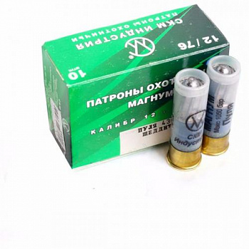 Патрон к.12х76 пуля Шеддит СКМ 40гр п.Импорт К 1уп/10шт