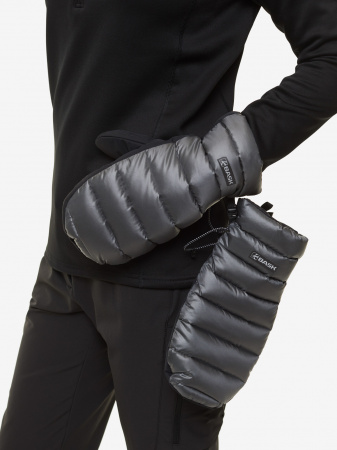 РУКАВИЦЫ ПУХ D-TUBE MITTS СЕРЫЙ