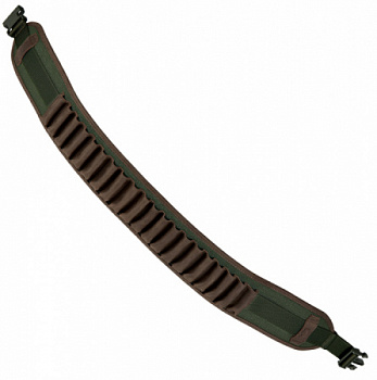 ПАТРОНТАШ RISERVA НА 15 ПАТРОНОВ 12 КЛБ КОЖА/КОРДУРА ЗЕЛЕНЫЙ