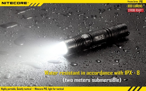 Фонарь P10 Cree XM-L2800 люмен 26часов 193м  2*CR123*1*18650 c чехлом в комплект