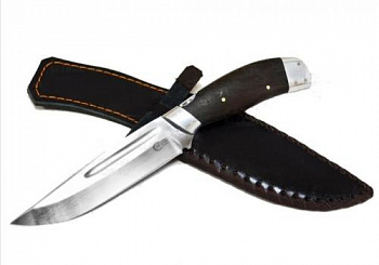 Нож Путник,Х12МФ,кован.ст.,ц.м.,венге+шкуросъем