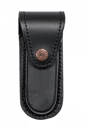 Чехол для ножа "Ворсма" (б) / кожа / черный