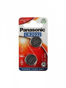 Батарейка литиевая CR 2032 Panasonic 2xBL 3V
