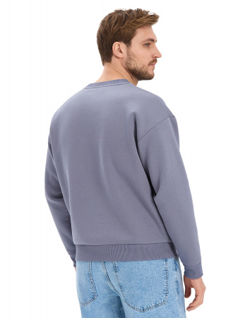 СВИТШОТ NORVEG COTTON СЕРЫЙ