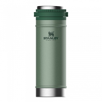 Термокружка с кофе-прессом STANLEY Classic 0.47 L Темно-Зеленый (10-01855-014)