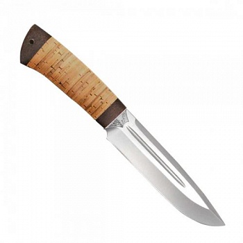 Нож разделочный "Селигер" береста, 95х18