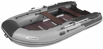 Лодка Лоцман М-310 (киль+слань) серая/белая
