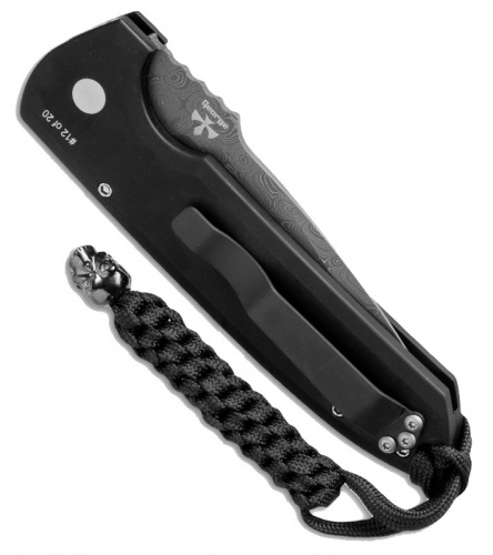 Нож ProTech  PTLG161DAM Rockeye черн рук, дамаск