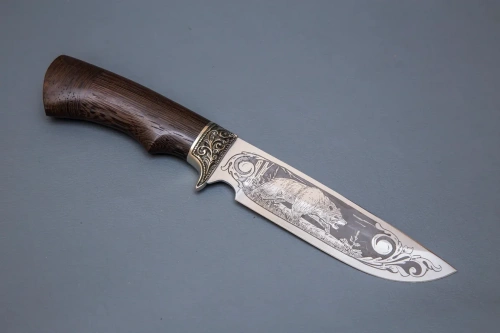 Нож Лорд, кован.ст.95х18,венги,литье