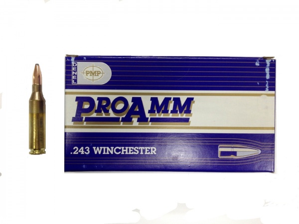 Патрон к.243Win 6,48гр SP ProAmm РМР 1шт