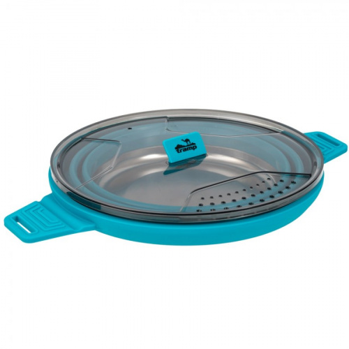 Котелок силиконовый Tramp 2,5л (аквамарин)