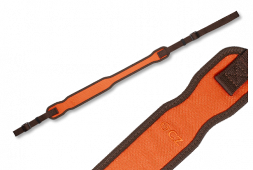 Ремень оружейный CZ нейлон/резина - оранжевый