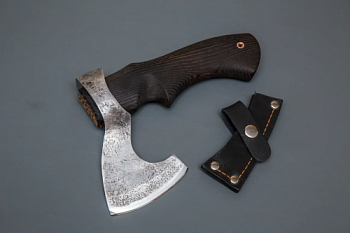 Топор "Лесник" №1 кован. ст. 9ХС, рукоять из ценных пород дерева