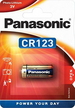 Батарейка CR123A Panasonic 1xBL