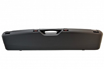 Кейс оружейный Megaline 125х25х11 Black (пластик, 4 клипсы)