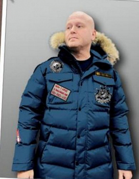 КУРТКА ПУХОВАЯ ARMY СИНИЙ