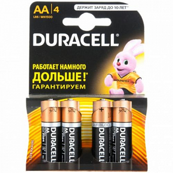 Батарейка LR 6 Duracell Basic 4xBL