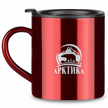 Термокружка невакуумная «Арктика» 802-450 красная