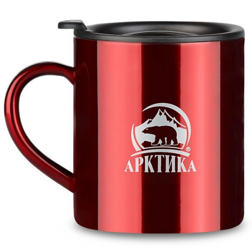 Термокружка невакуумная «Арктика» 802-450 красная