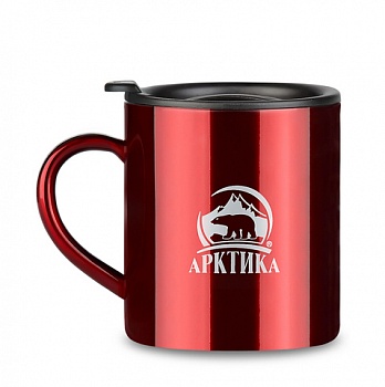 Термокружка невакуумная «Арктика» 802-200 красная