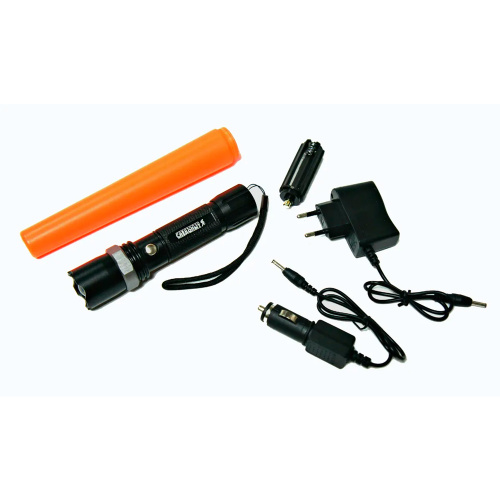 Фонарь ручной "СИБИРСКИЙ СЛЕДОПЫТ-Эксперт" (Профи), 1L, zoom, аккум. 220В+12В, 3