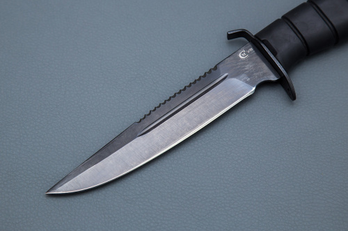 Нож НКВД-1, ст.У8 рук. Elastron, чехол пластик