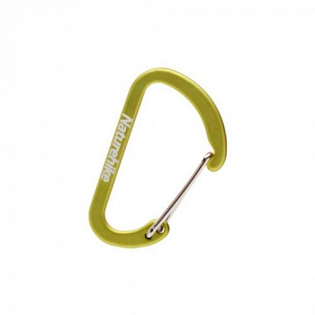 Карабин Naturehike NH15A004-H  D-образный мини 4см 2 упаковки зеленый, 692759571