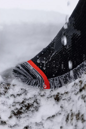 НОСКИ NUCEX СТАНДАРТНЫЕ НМ01 BLACK_RED_STRIP