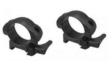 Кольца Vector Optics, быстросъемные стальные D30мм Weaver низкие H21мм