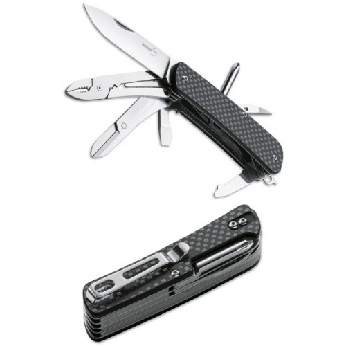 Нож BK01BO824 Tech Tool Carbon 5 - склад. многопредметный, рукоять карбон, сталь