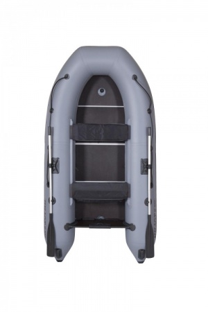 Лодка Пилот М-320 черно-серая+дно