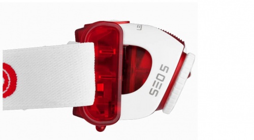 Фонарь Лед Лензер SEO5 red 6005