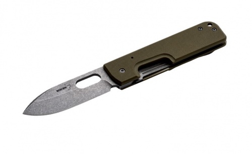 Нож BK01BO064 Lancer - склад. зеленая G10/титан, сталь 440C