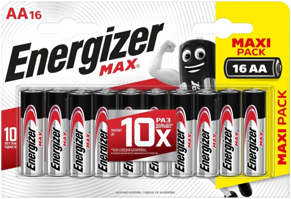 Батарейка LR 6 Enerdizer Max 16хBL