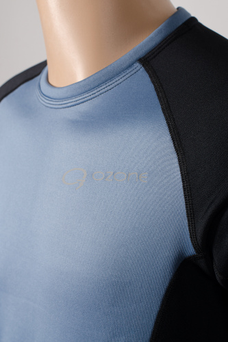 ДЖЕМПЕР SPOT (М) СЕРО-ГОЛУБ/ЧЕРН.