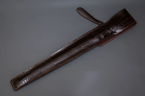 Набор Колчан №2.1 (рукоять ц.п.д,лит Разные звери(каменные головы)кожа