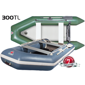 Лодка надувная YUKONA 300 TL (F) серая