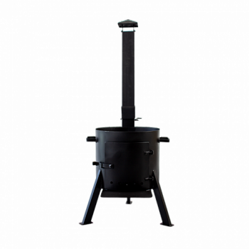 Печь под казан с трубой 320 мм (под казан 8 л) сталь 2 мм