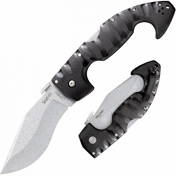 Нож CS_21SC Spartan,складной. сталь  CTS BD1, рукоять пластик со стальными лайн