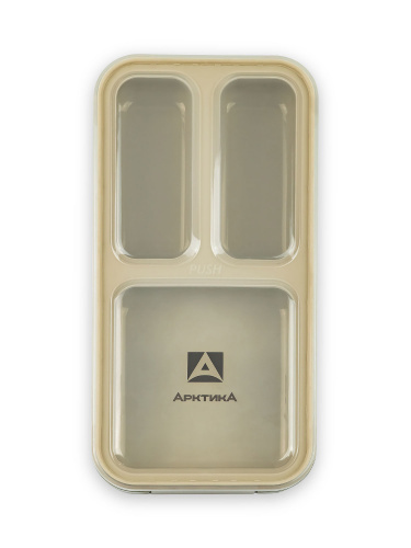 Ланчбокс  "Арктика" 034-420, зеленый/бежевый