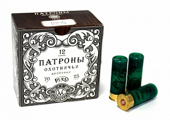 Патрон к.12х70 №7 СКМ 33гр п.Россия "Русь" б/к 1уп/25шт