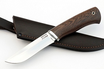 Нож Соболь, кован.ст. Х12МФ ц.м., дюраль, венге