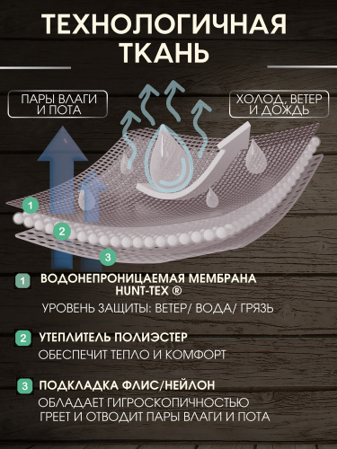 БРЮКИ FINNHUNT RELIABLE PADDED AUTUMN CAMO