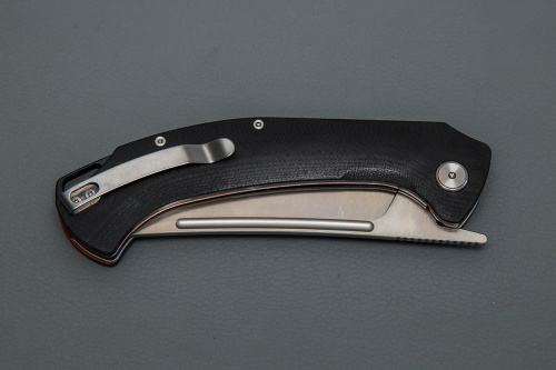 Нож Узбекский, складной ст.VG10, рук.G10 (черная)