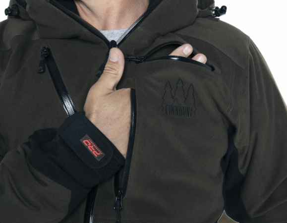 КОСТЮМ FINNHUNT RELIABLE PADDED OLIVE BLACK