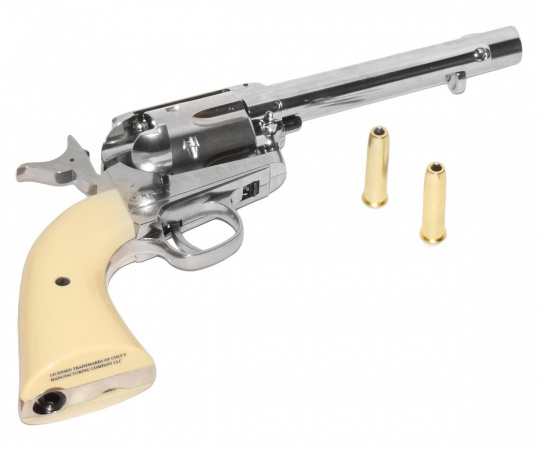 Револьвер пневм. Colt SAA 45 BB nickel, кал. 4,5мм