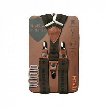 Подтяжки с клипсой Northern Hunting Hujalm цвет Green One Size