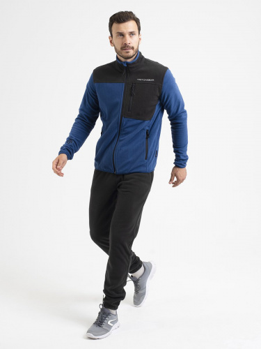 КОСТЮМ TRAIL (ФЛИС, ЧЁРНО-СИНИЙ) TRITONGEAR