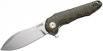 Нож CJ1910-GNC Mangrove -складной, рукоять зелен. G10, клинок D2