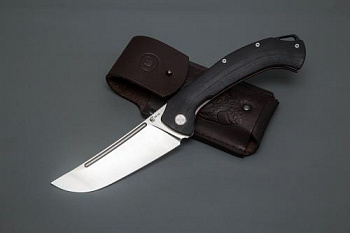 Нож Узбекский, складной ст.VG10, рук.G10 (черная)